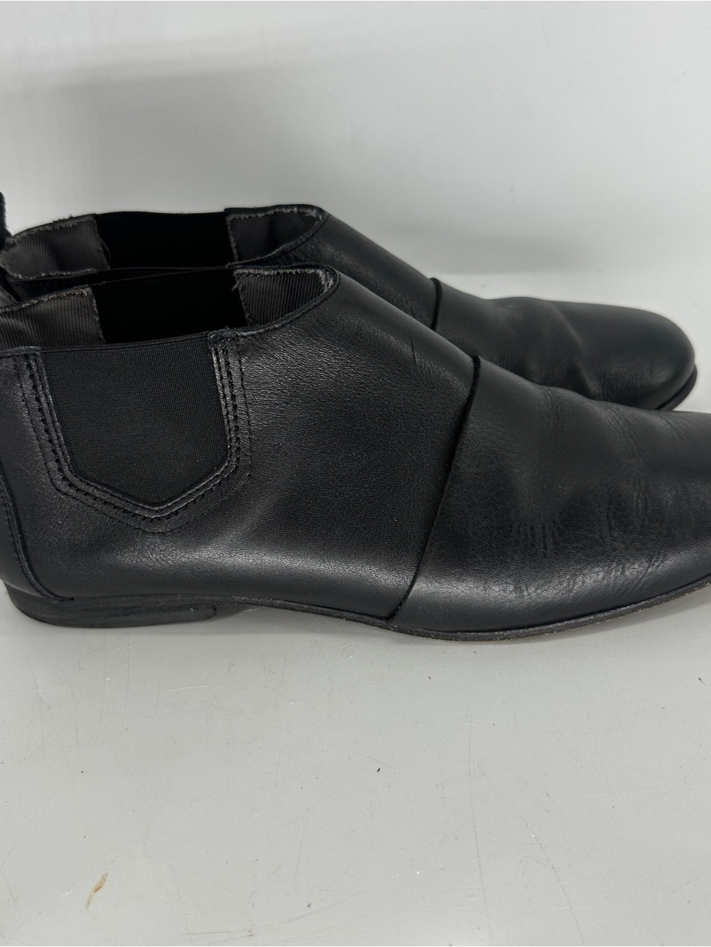 Send Offer DIESEL Archive Short Leather Slip On Boot - Picture 6 of 11